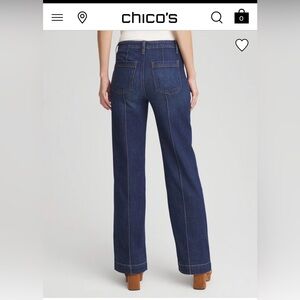 Chico's Dark Blue High Rise Jeans